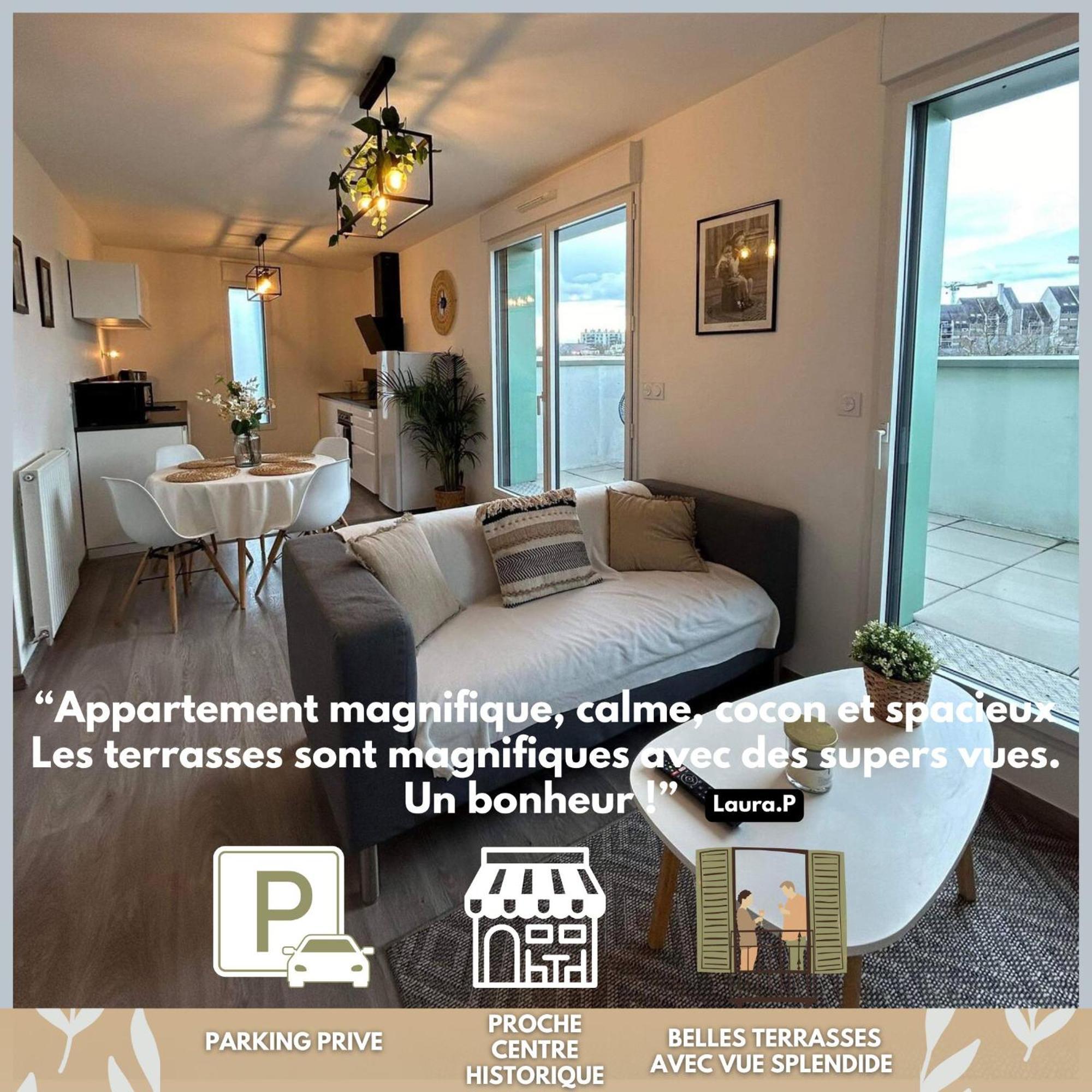 Les Terrasses De Saint Martin Lejlighed Rennes Eksteriør billede